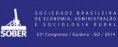 52º Congresso da Sociedade Brasileira de Economia, Administração e Sociologia Rural - Goiânia, GO, Brasil - 27 a 30 de julho de 2014